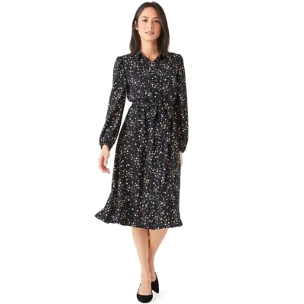Black Kate Spade Midi Dress